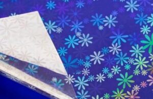 Papier métallisé type hologramme transparent Pulsio Print Papier métallisé type hologramme transparent Pulsio Print