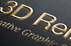 Dorure à chaud avec relief 3D Dorure à chaud avec relief 3D